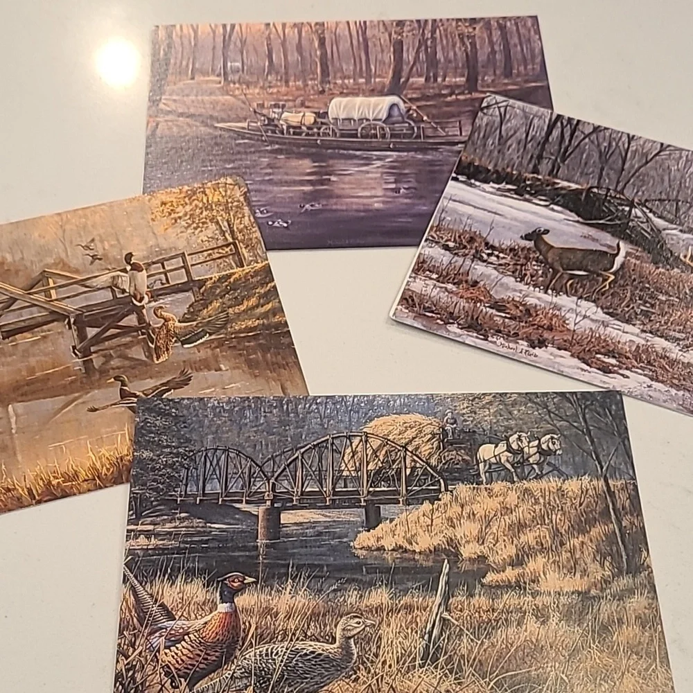 Set of 8 Wildlife McGilvray Photo Print Cards.